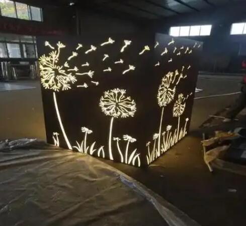 望奎耐候钢灯箱