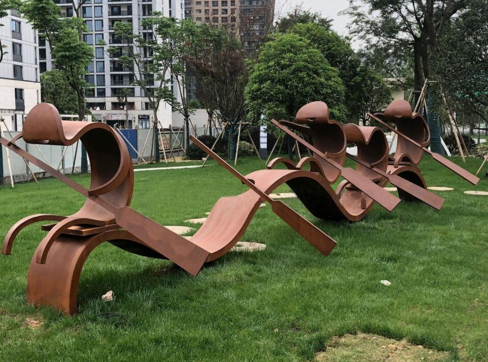 望奎锈钢板造型