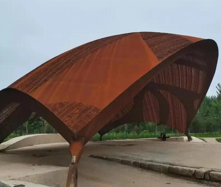 望奎耐候钢幕墙案例